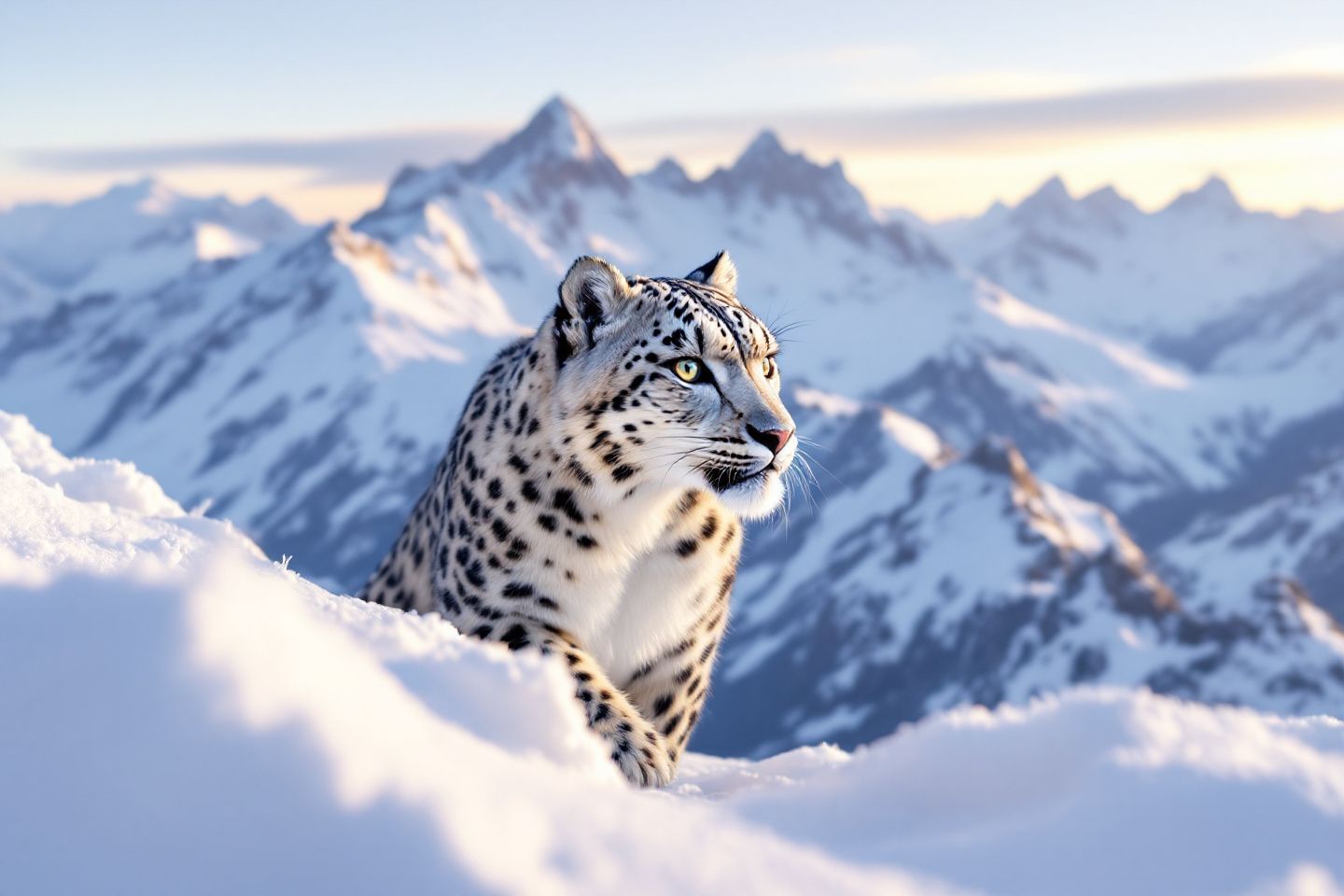Tout savoir sur la panthère des neiges